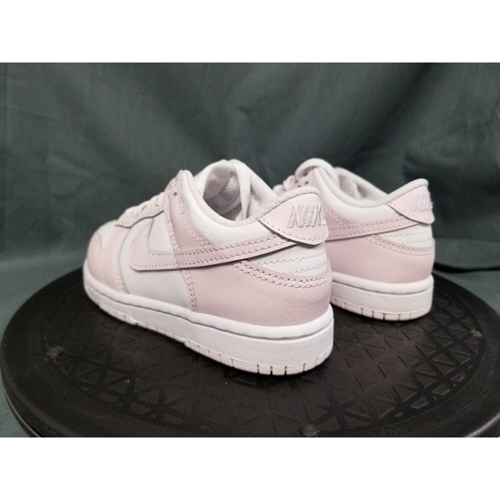 Nike Dunk Low White Light Violet (PS) Girls Size 11c NEW IN BOX! - Picture 6 of 13